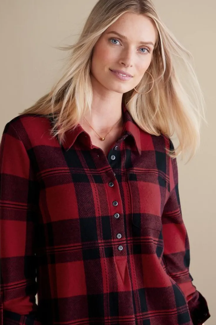 mad_about_plaid_top_12.webp Shop Soft Surroundings Mad About Plaid Top