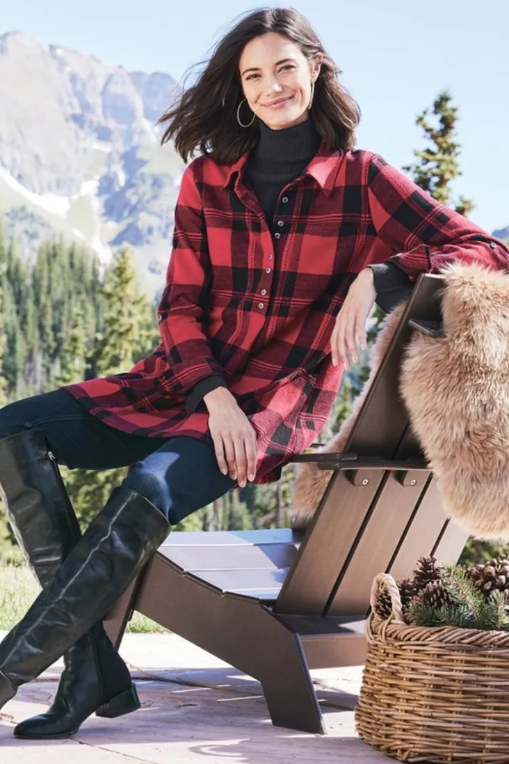 mad_about_plaid_top_16.webp Shop Soft Surroundings Mad About Plaid Top