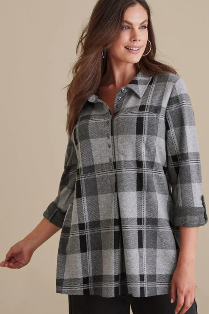 mad_about_plaid_top_7.webp Shop Soft Surroundings Mad About Plaid Top