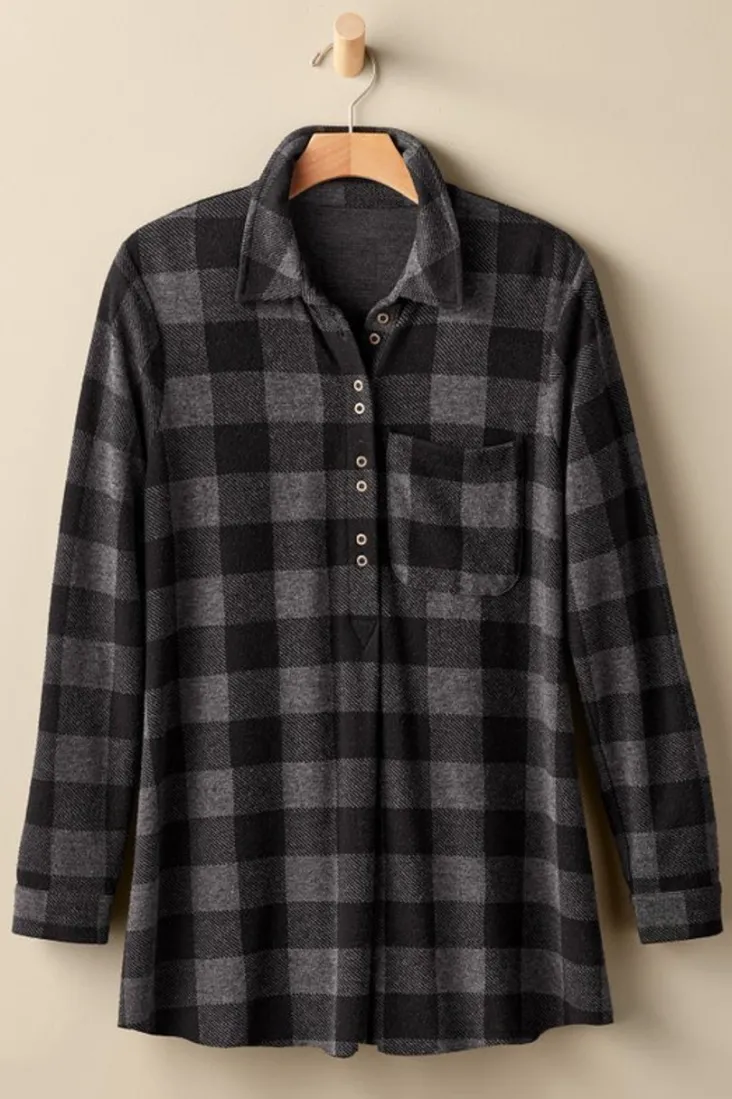mad_about_plaid_tunic_23.webp Flash Sale Soft Surroundings Mad About Plaid Tunic