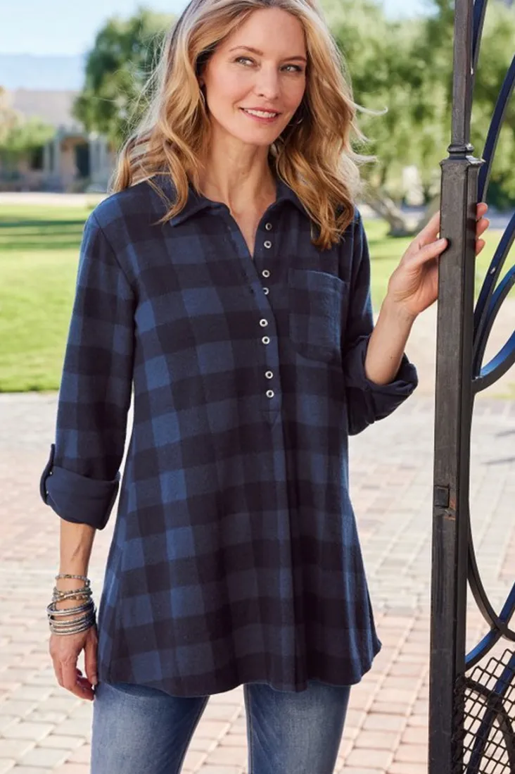 mad_about_plaid_tunic_25.webp Flash Sale Soft Surroundings Mad About Plaid Tunic