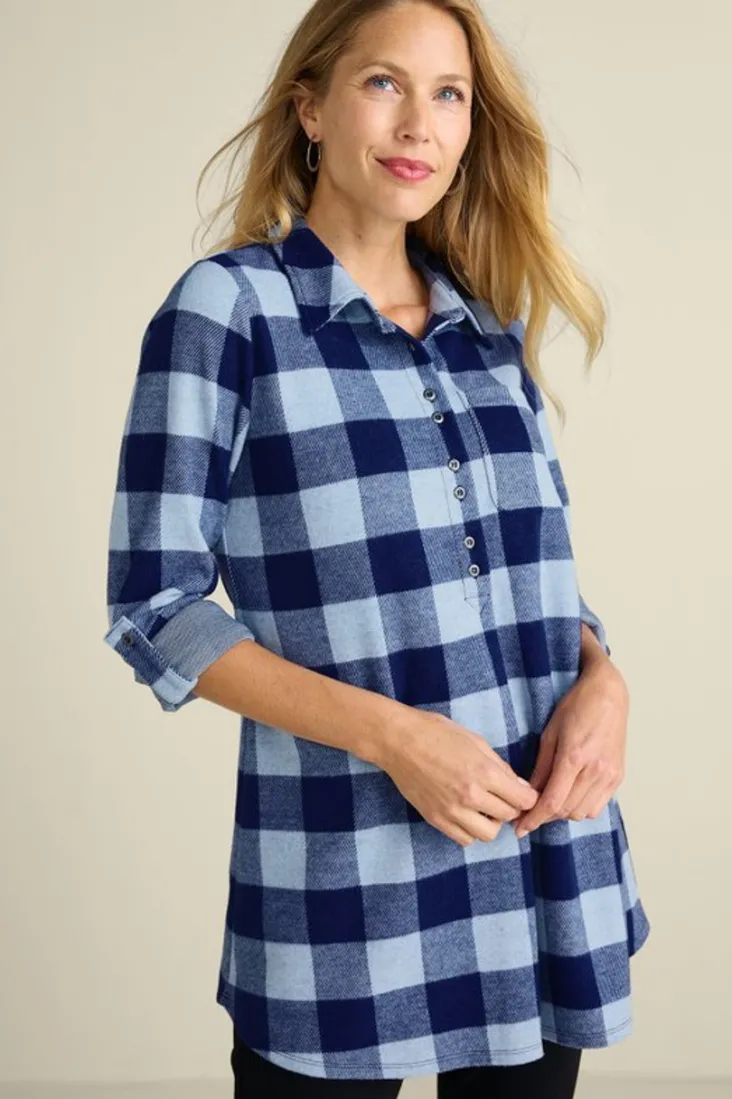 mad_about_plaid_tunic_7.webp Flash Sale Soft Surroundings Mad About Plaid Tunic