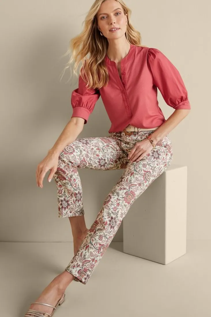 Online Soft Surroundings Manisha Straight Leg Jeans DesertJacobean