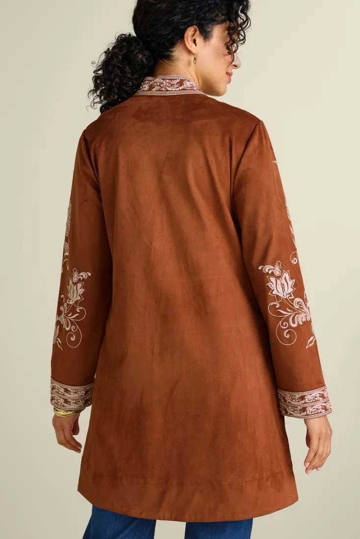 marienne_faux_suede_jacket_3.webp Store Soft Surroundings Marienne Faux Suede Jacket Auburn