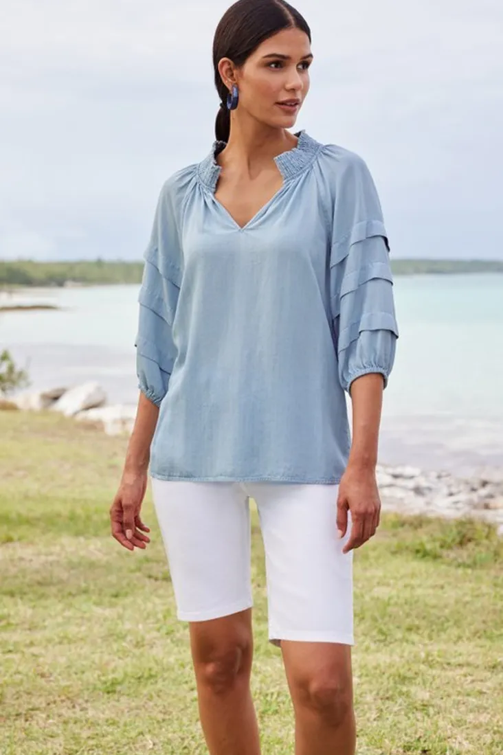 marisol_tencel_top_4.webp Discount Soft Surroundings Marisol Tencel™ Top LightChambray