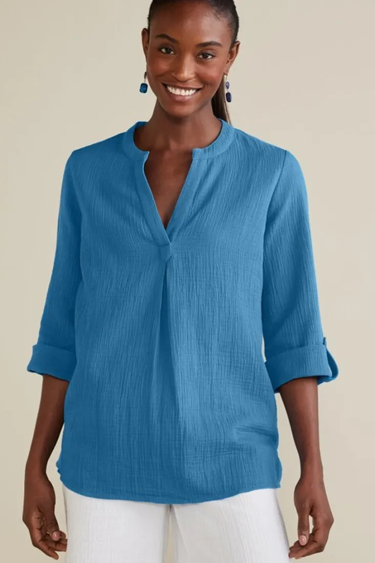 marley_gauze_tunic_8.webp Outlet Soft Surroundings Marley Gauze Tunic