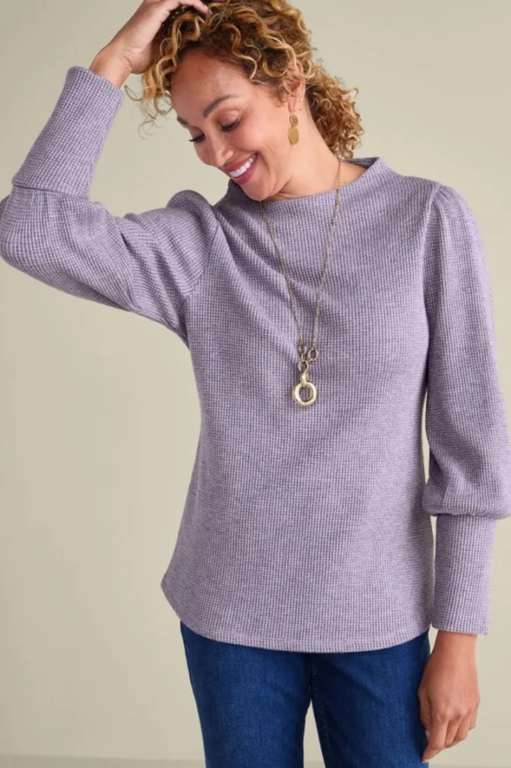 melina_waffle_pullover_16.webp Discount Soft Surroundings Melina Waffle Pullover