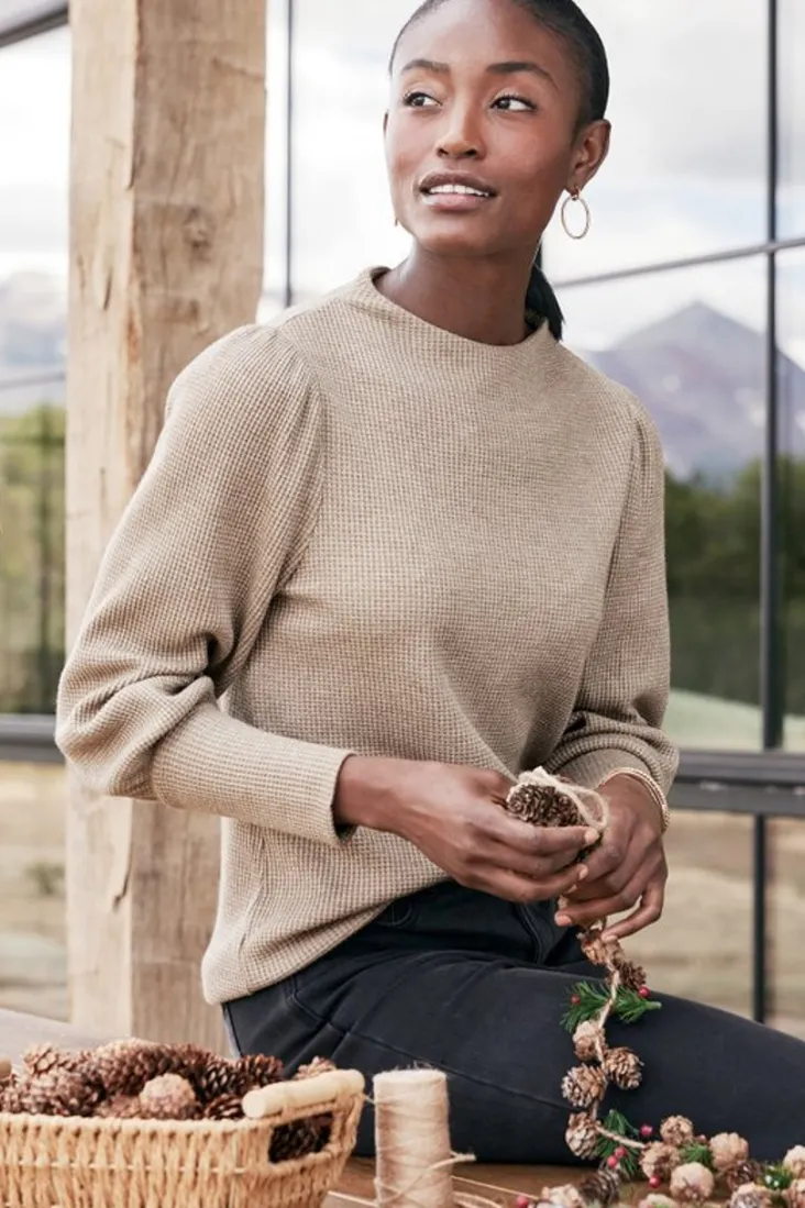 melina_waffle_pullover_4.webp Discount Soft Surroundings Melina Waffle Pullover