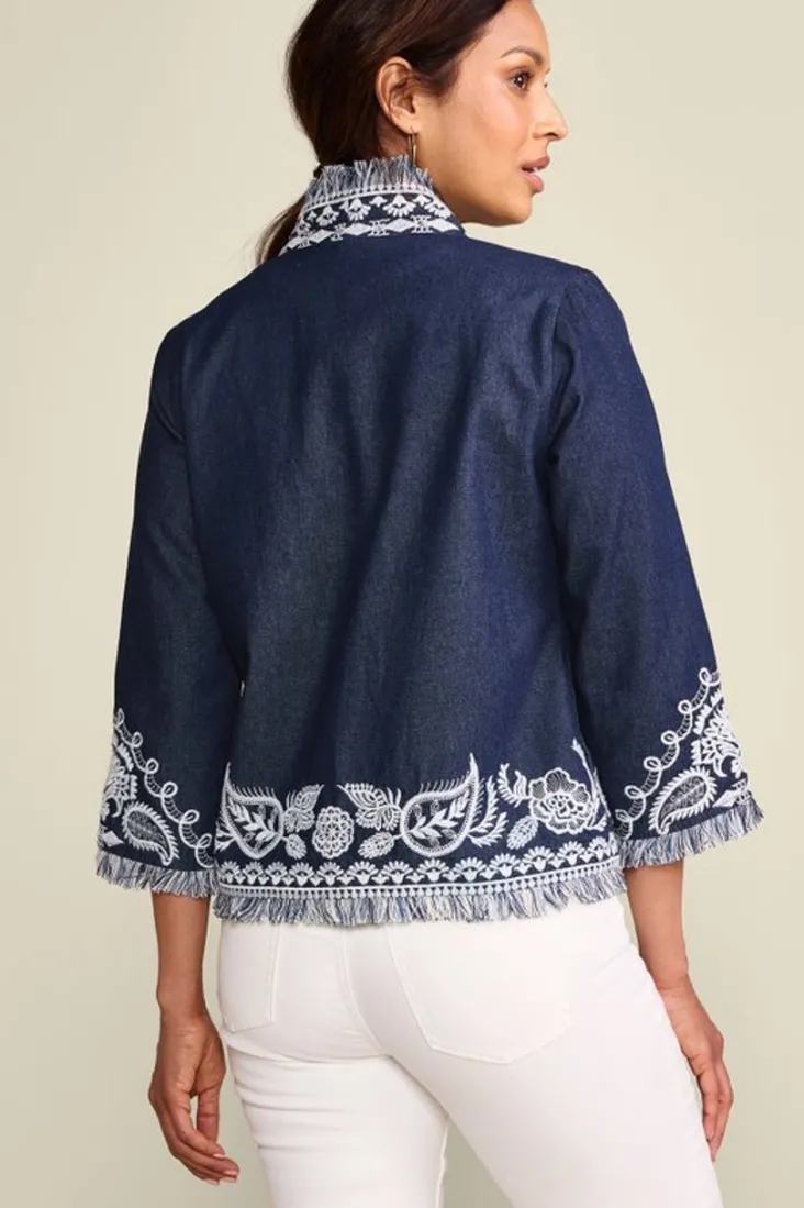mesaria_jacket_4.webp Flash Sale Soft Surroundings Mesaria Jacket DenimBlue