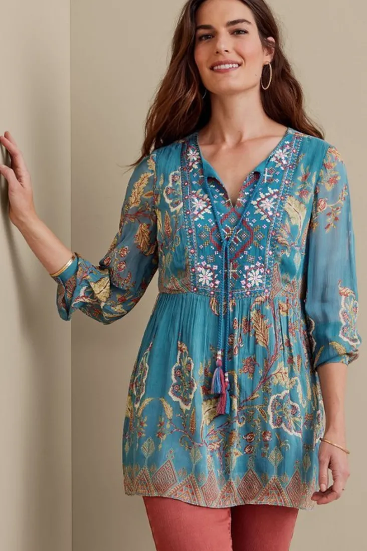 mirapani_tunic_0.webp Outlet Soft Surroundings Mirapani Tunic AyalettaBlue
