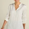Discount Soft Surroundings Mirasol Jacquard Tunic IvoryPearl
