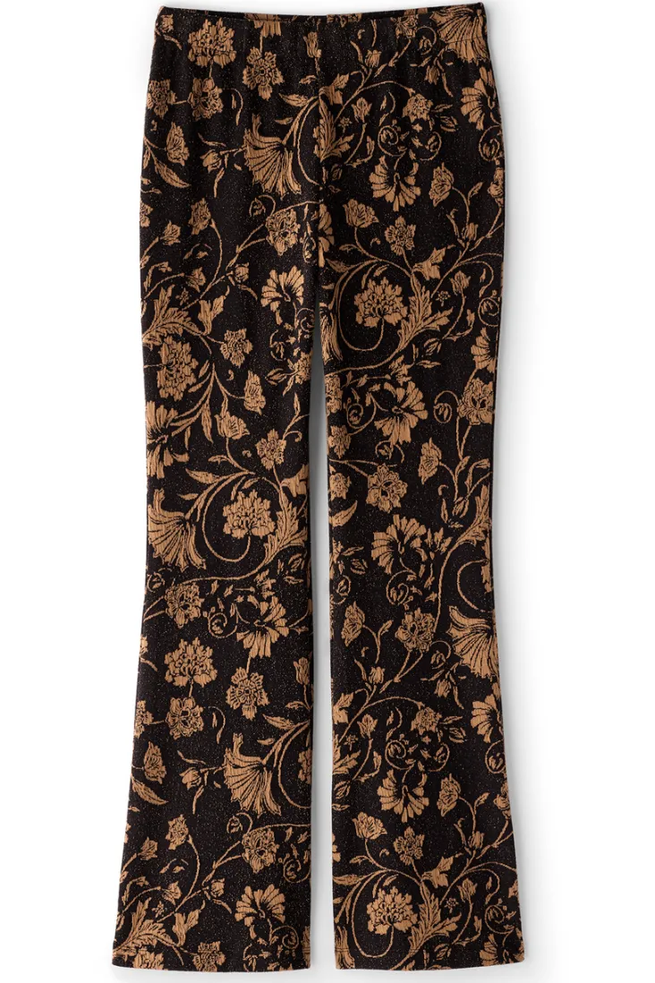 mischa_jacquard_pants_1.webp Sale Soft Surroundings Mischa Jacquard Pants FloralScarfJacquard