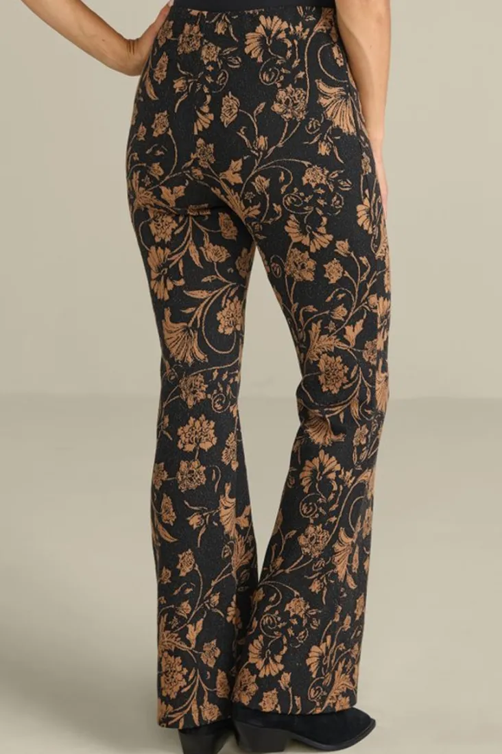mischa_jacquard_pants_3.webp Sale Soft Surroundings Mischa Jacquard Pants FloralScarfJacquard