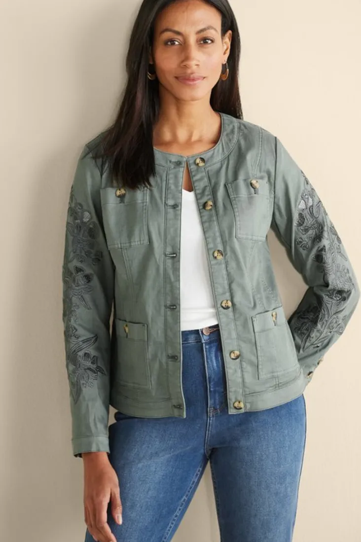 monterey_utility_jacket_2.webp Cheap Soft Surroundings Monterey Utility Jacket AgaveGreen