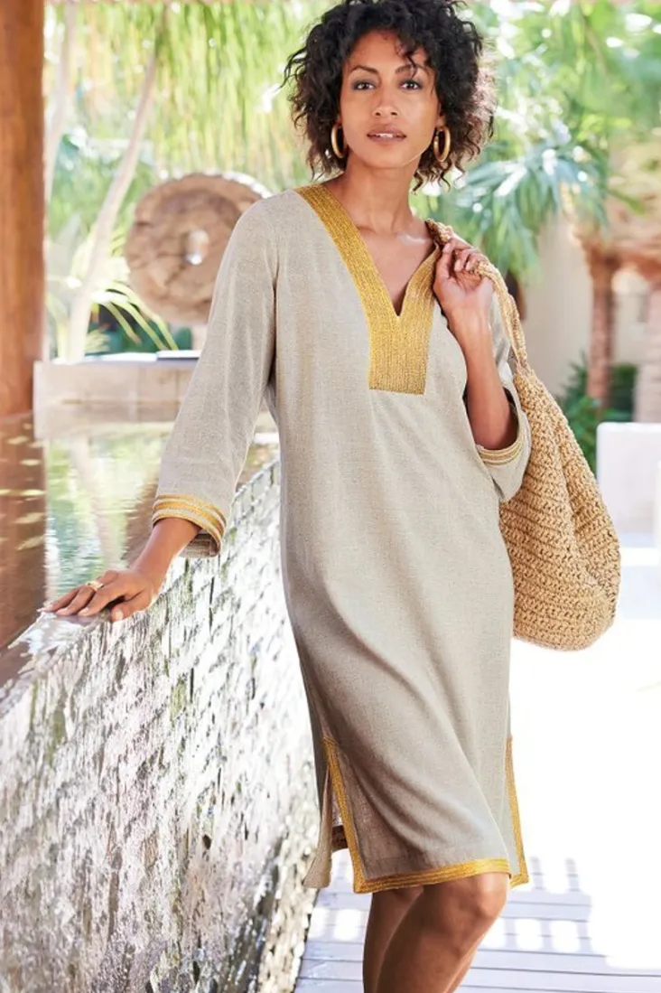 myla_caftan_5.webp Outlet Soft Surroundings Myla Caftan NaturalLinen
