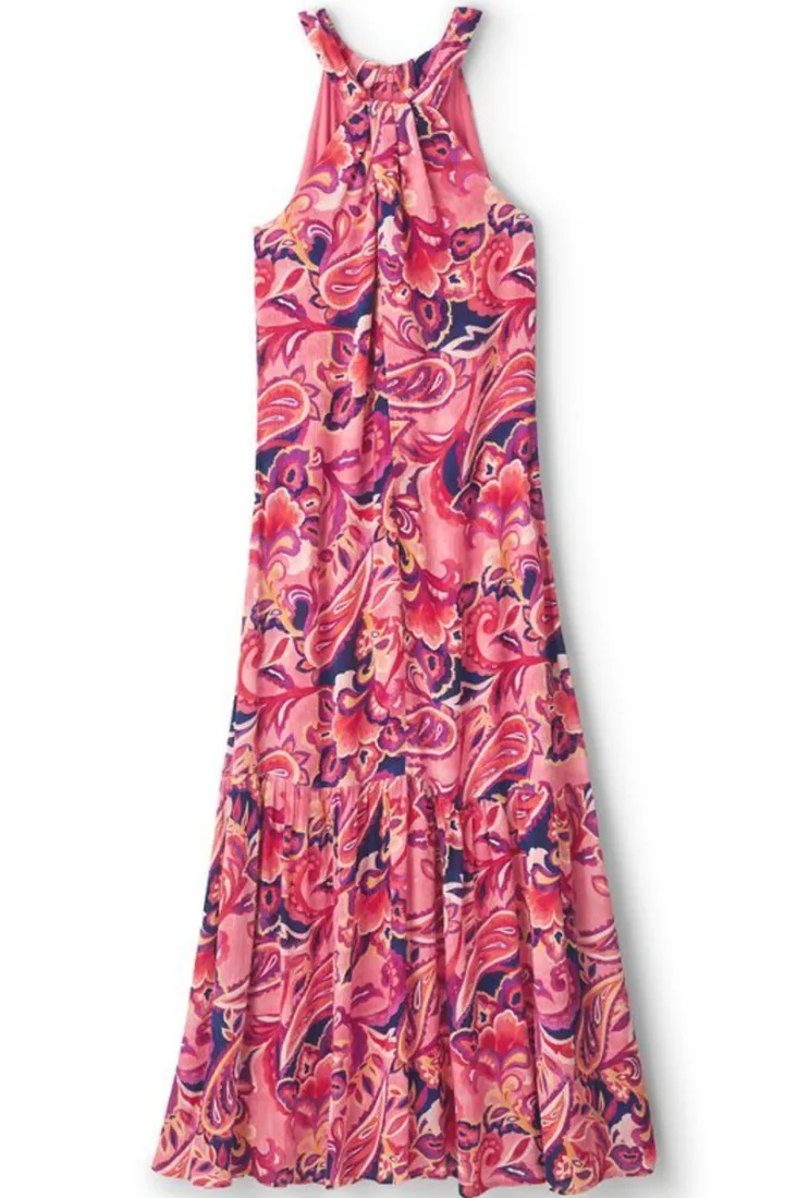 nalani_gauze_maxi_dress_1.webp Online Soft Surroundings Nalani Gauze Maxi Dress IslandSunPaisleyCoral