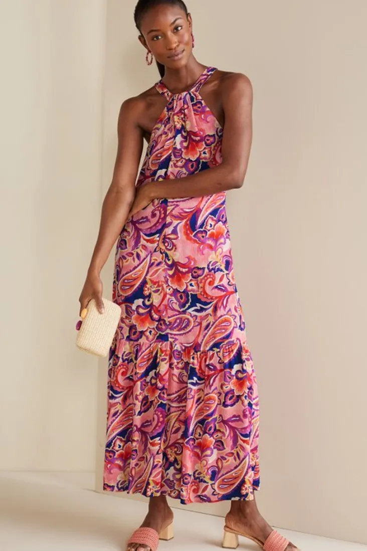 nalani_gauze_maxi_dress_7.webp Online Soft Surroundings Nalani Gauze Maxi Dress IslandSunPaisleyCoral