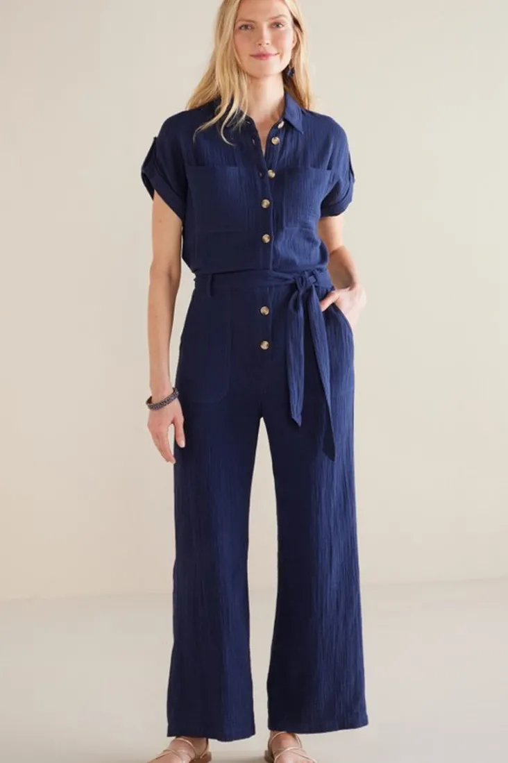 natasha_gauze_jumpsuit_2.webp Best Soft Surroundings Natasha Gauze Jumpsuit Navy