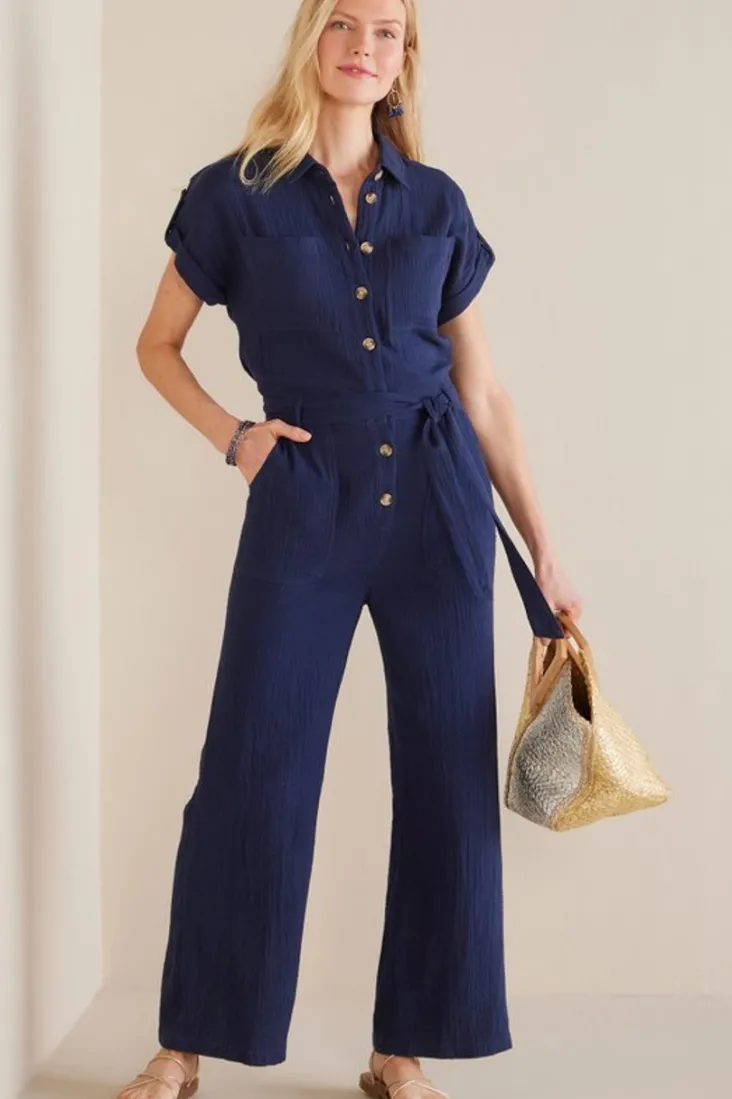 natasha_gauze_jumpsuit_7.webp Best Soft Surroundings Natasha Gauze Jumpsuit Navy