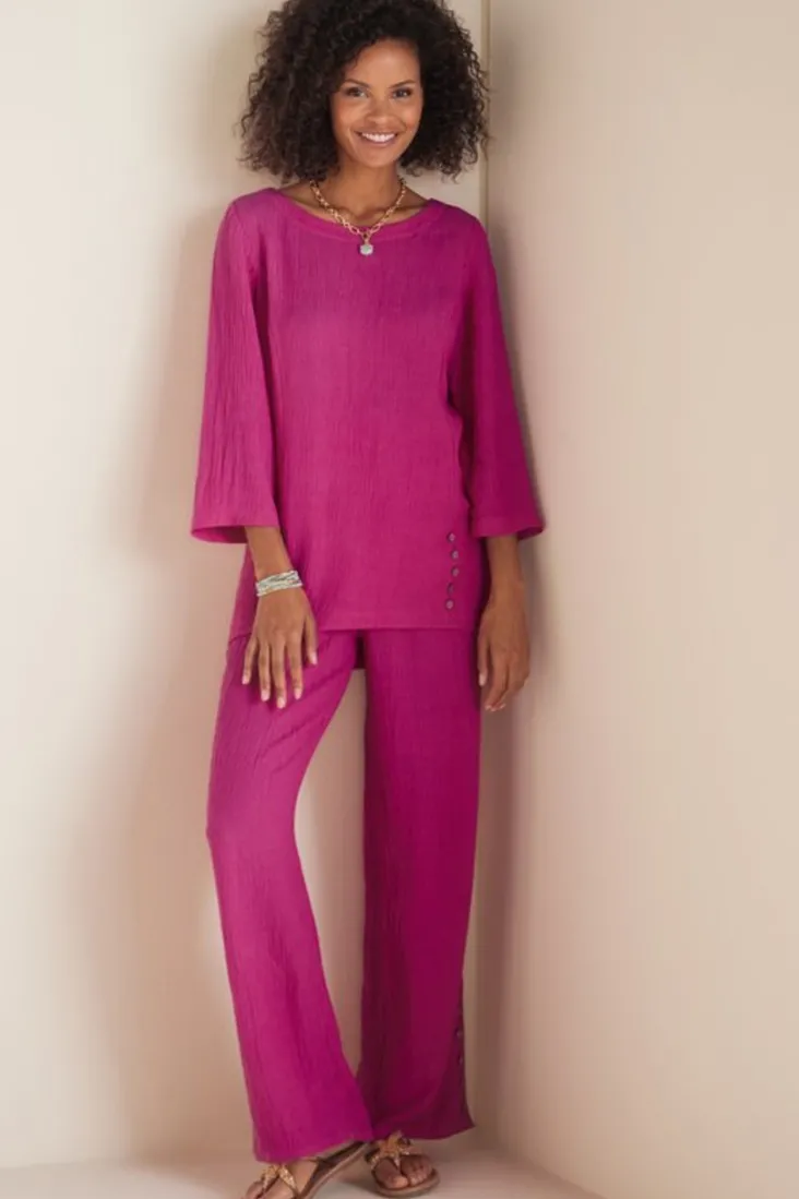 oceo_gauze_wideleg_pants_29.webp Discount Soft Surroundings Oceo Gauze Wide-Leg Pants