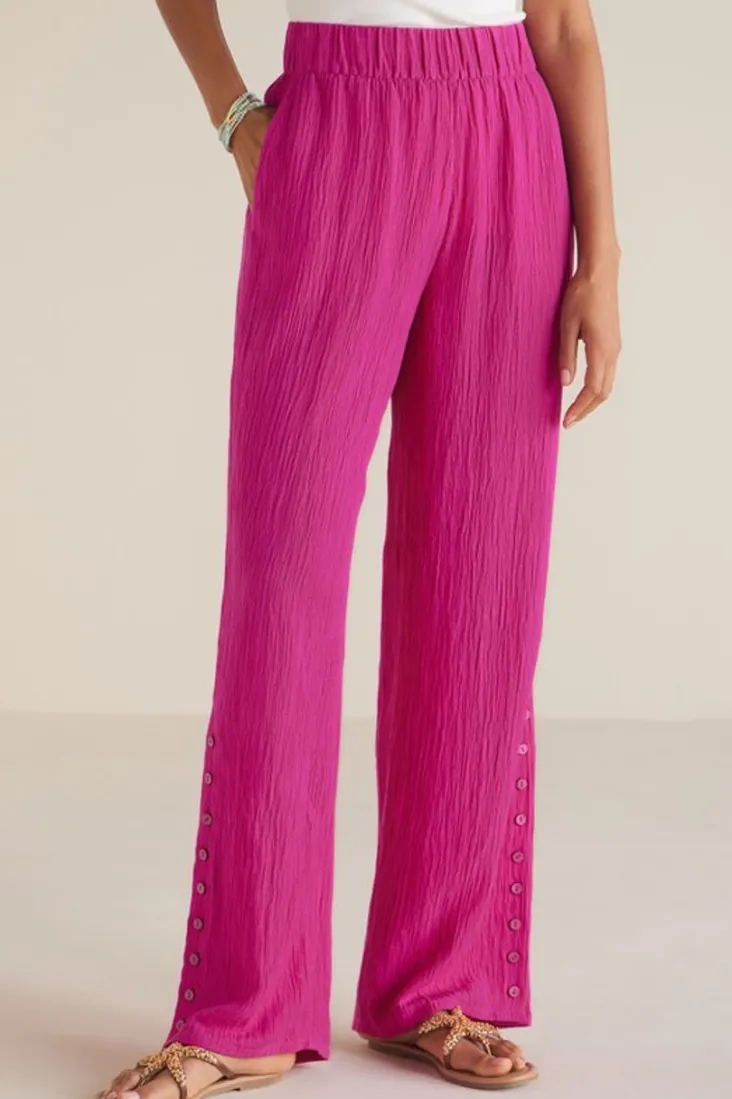 oceo_gauze_wideleg_pants_31.webp Discount Soft Surroundings Oceo Gauze Wide-Leg Pants