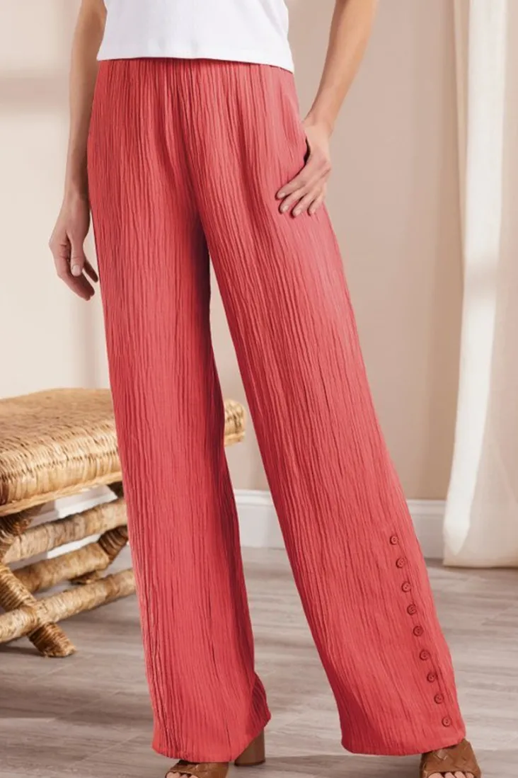 oceo_gauze_wideleg_pants_79.webp Discount Soft Surroundings Oceo Gauze Wide-Leg Pants