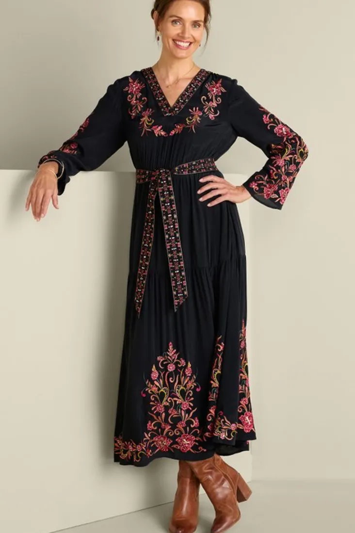 onyx_embellished_maxi_dress_6.webp Hot Soft Surroundings Onyx Embellished Maxi Dress Black