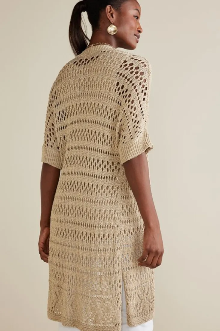 opaline_shimmer_cardigan_3.webp Discount Soft Surroundings Opaline Shimmer Cardigan Sesame
