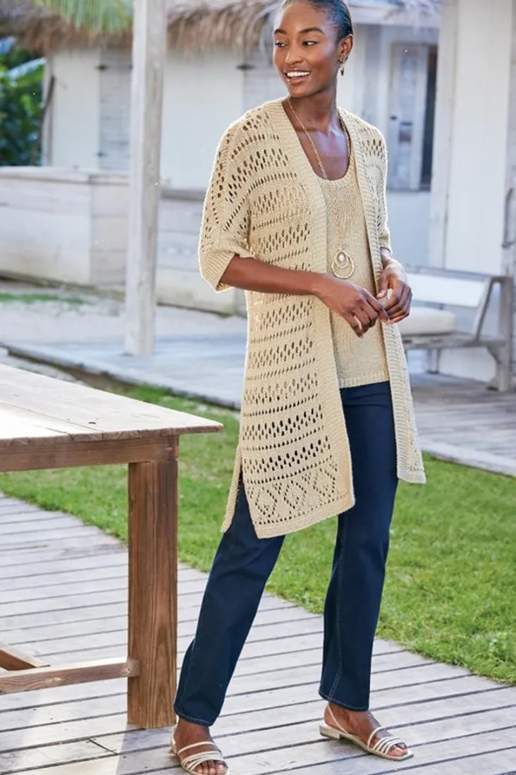 opaline_shimmer_cardigan_4.webp Discount Soft Surroundings Opaline Shimmer Cardigan Sesame