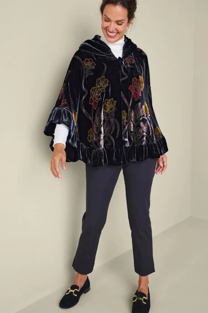 palara_velvet_wrap_2.webp Flash Sale Soft Surroundings Palara Velvet Wrap BlackMulti