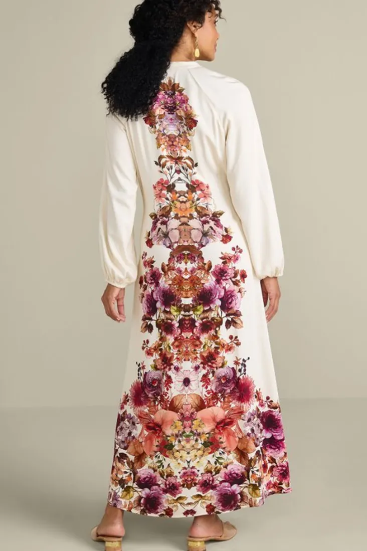 paulette_shirtdress_2.webp Clearance Soft Surroundings Paulette Shirtdress MultiFloral