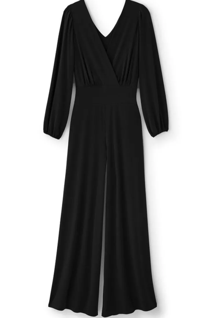Fashion Soft Surroundings Penelope Long Sleeve Jumpsuit