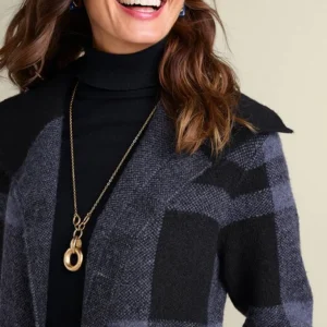 Flash Sale Soft Surroundings Posh Plaid Cardigan PoshPlaid