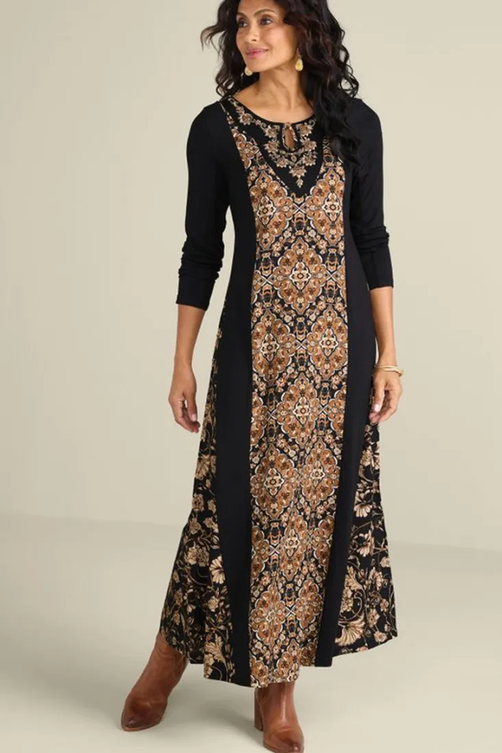 Hot Soft Surroundings Priska Maxi Dress AutumnTile