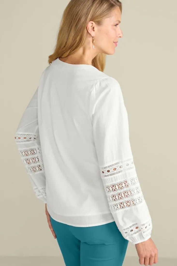 prospera_lace_trim_top_3.webp Sale Soft Surroundings Prospera Lace Trim Top IvoryPearl