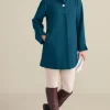 Hot Soft Surroundings Rachel Swing Coat SailorBlue