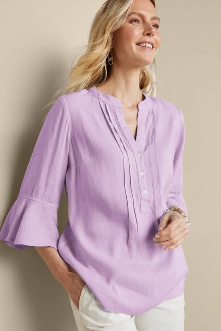 raisa_linen_blend_top_13.webp Discount Soft Surroundings Raisa Linen Blend Top BlueBell