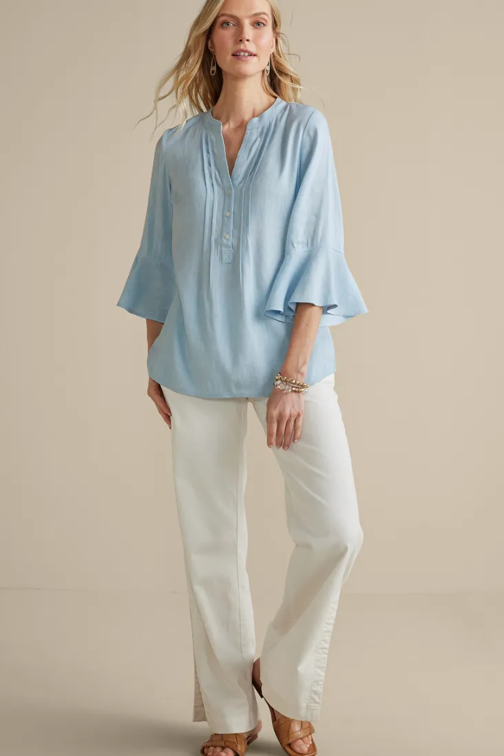 raisa_linen_blend_top_2.webp Discount Soft Surroundings Raisa Linen Blend Top BlueBell