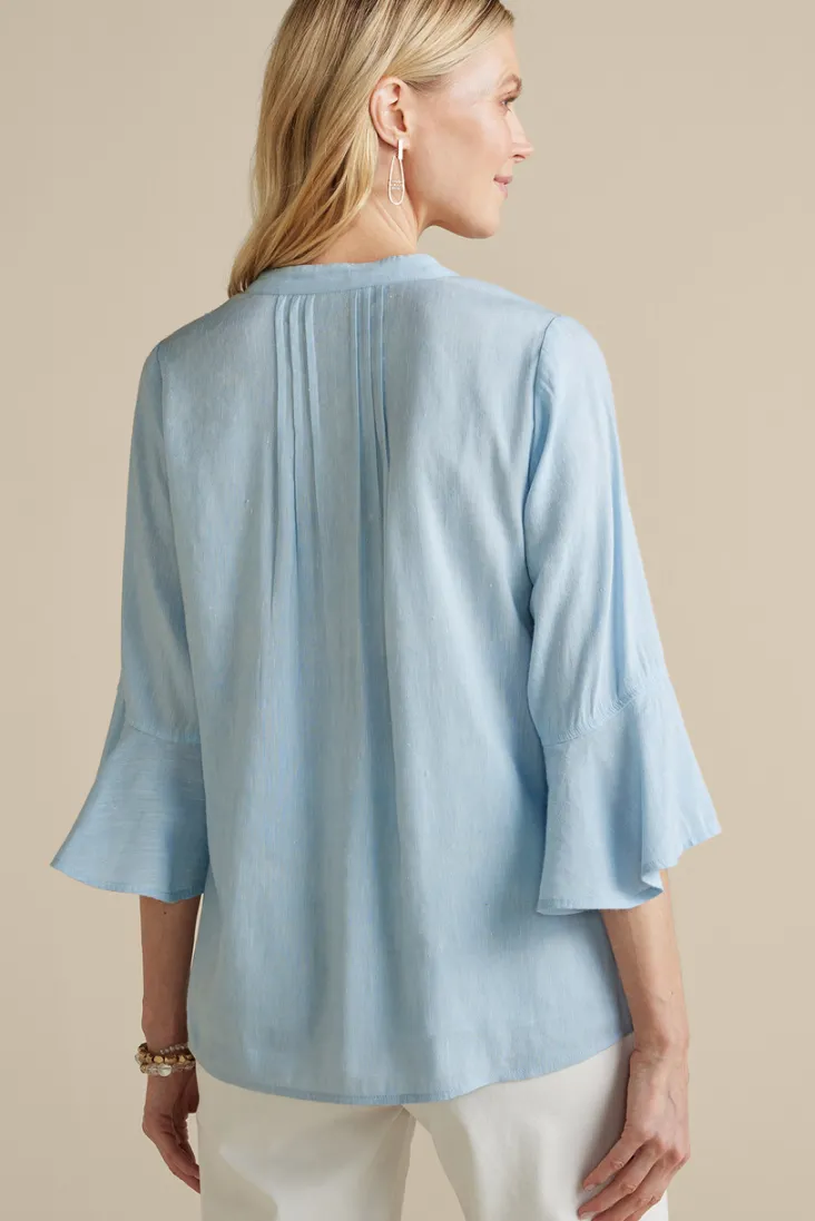raisa_linen_blend_top_3.webp Discount Soft Surroundings Raisa Linen Blend Top BlueBell