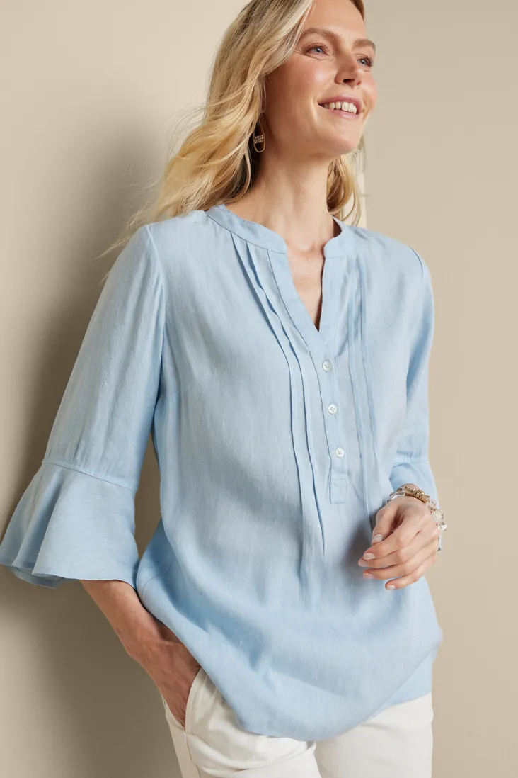 raisa_linen_blend_top_6.webp Discount Soft Surroundings Raisa Linen Blend Top BlueBell