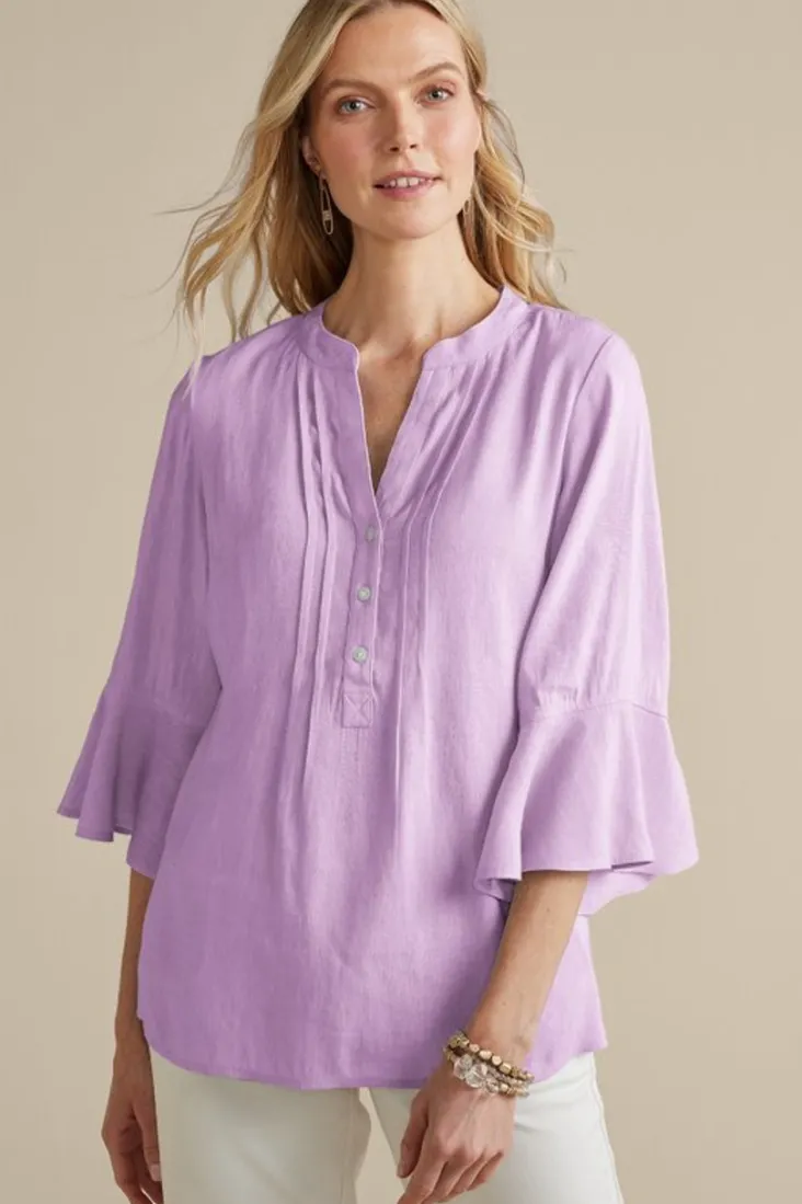 raisa_linen_blend_top_7.webp Discount Soft Surroundings Raisa Linen Blend Top BlueBell