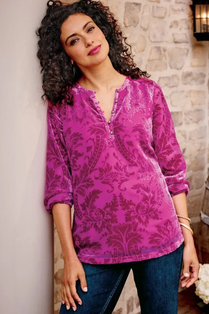 reesha_velvet_top_4.webp Best Soft Surroundings Reesha Velvet Top Sangria