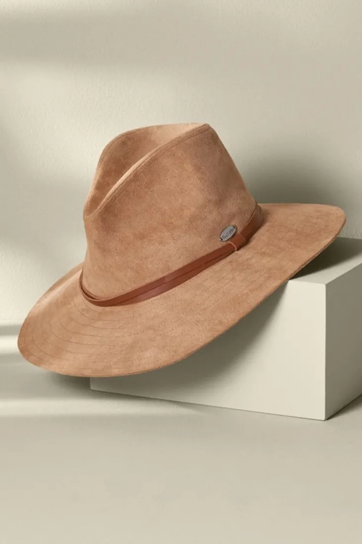 Best Sale Soft Surroundings Salida Fedora Hat Natural