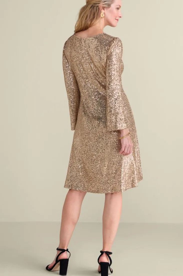 sancerre_sequin_dress_2.webp Best Soft Surroundings Sancerre Sequin Dress GoldSequin