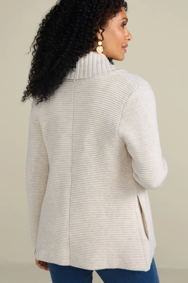 sandria_cardigan_3.webp Best Sale Soft Surroundings Sandria Cardigan OatmealHeather