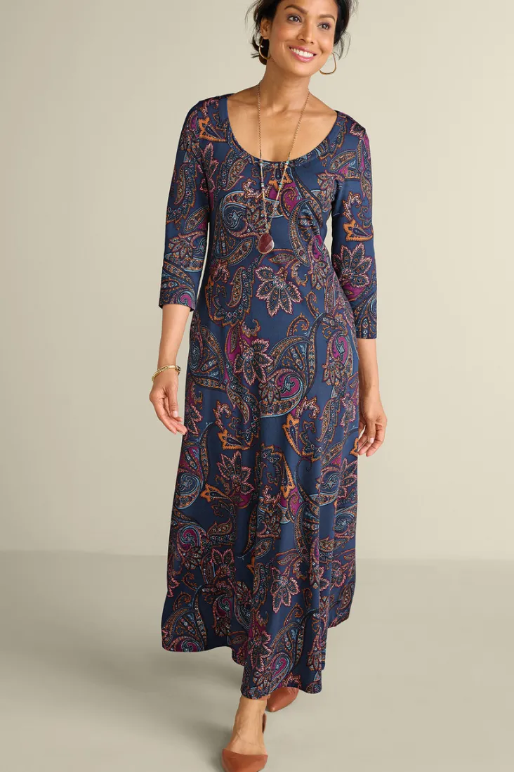 Outlet Soft Surroundings Santiago 3/4 Sleeve Dress