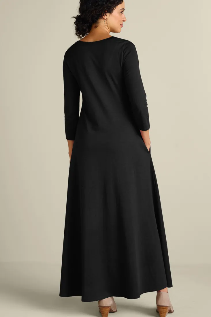 santiago__sleeve_dress_15.webp Outlet Soft Surroundings Santiago 3/4 Sleeve Dress