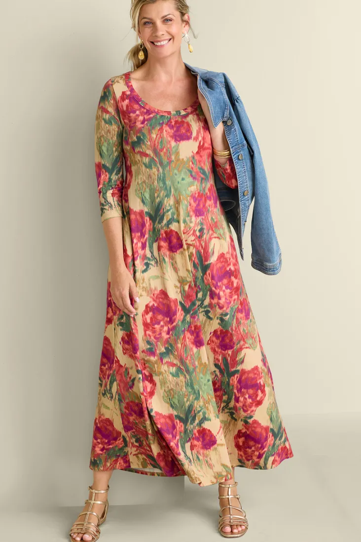 santiago__sleeve_dress_19.webp Outlet Soft Surroundings Santiago 3/4 Sleeve Dress