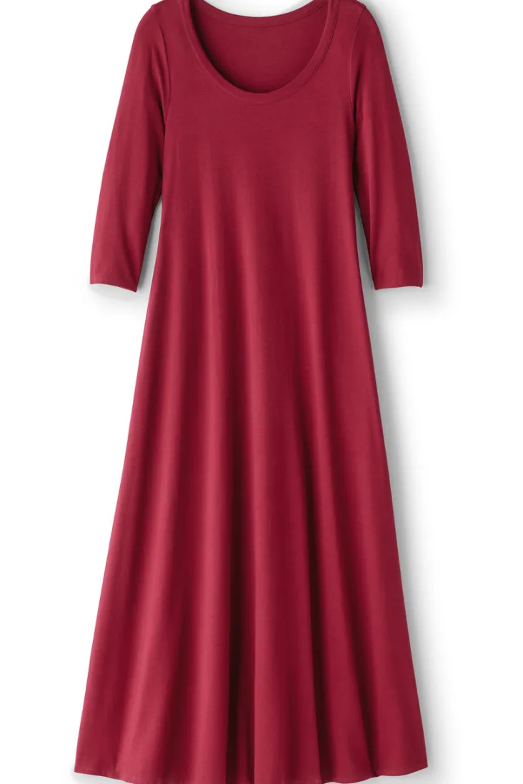 santiago__sleeve_dress_25.webp Outlet Soft Surroundings Santiago 3/4 Sleeve Dress