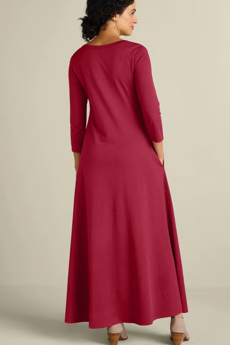 santiago__sleeve_dress_26.webp Outlet Soft Surroundings Santiago 3/4 Sleeve Dress